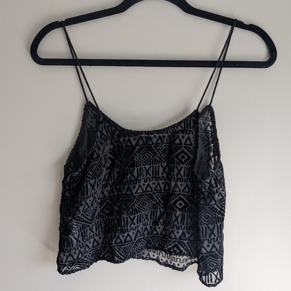 Sheer crop festival top - Picture 2 of 5